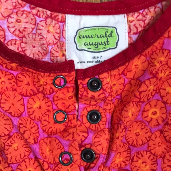 designer shift dress 100% cotton made in the USA - Picture 2 of 4